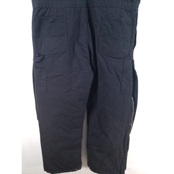 Schmidt Workwear Insulated Overalls Mens 2XL Short Black With Quilted Lining - Picture 3 of 11